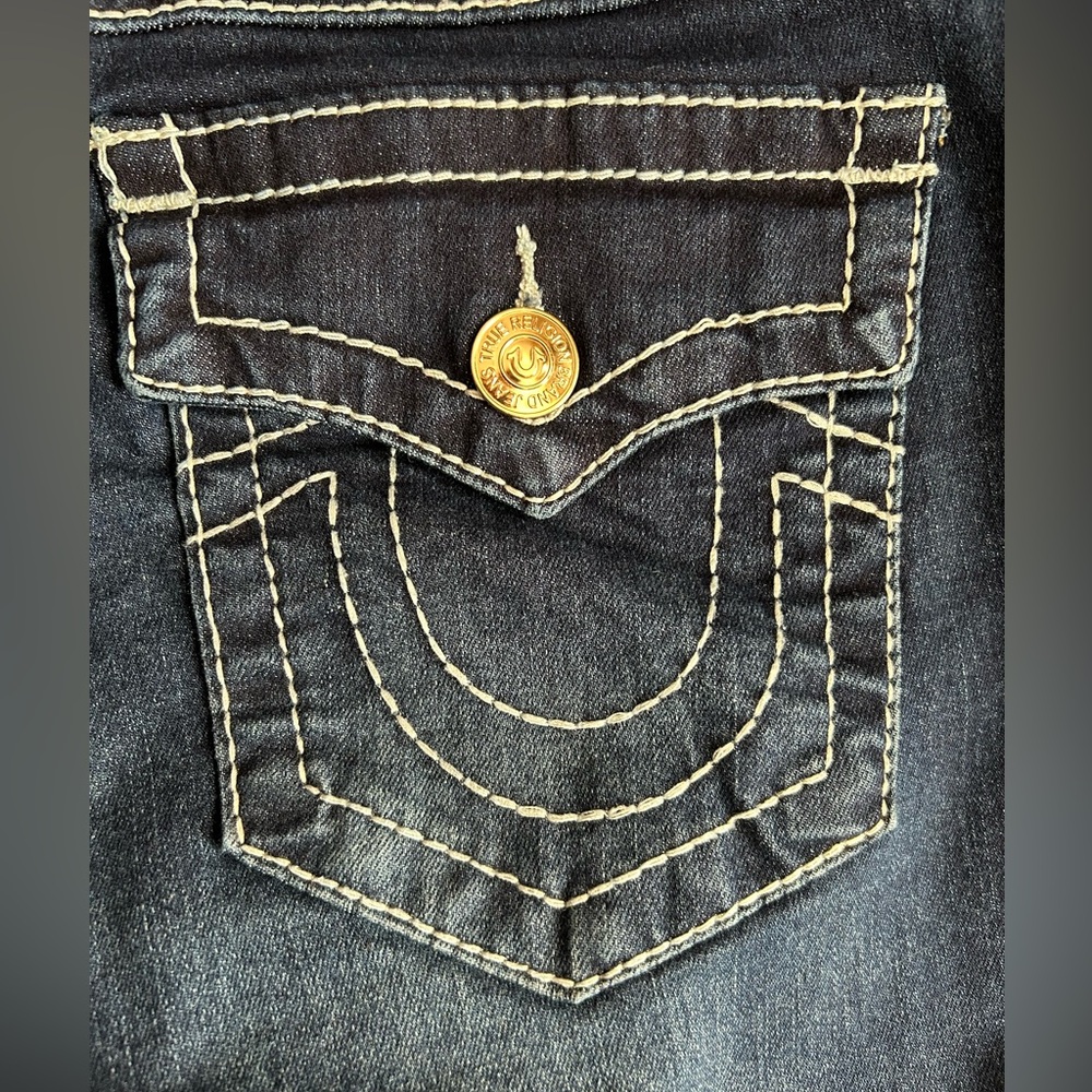 True Religion Jennie Curvy Mid Rid Rise Super Skinny Stretchy Jeans size 30 - Picture 6 of 9